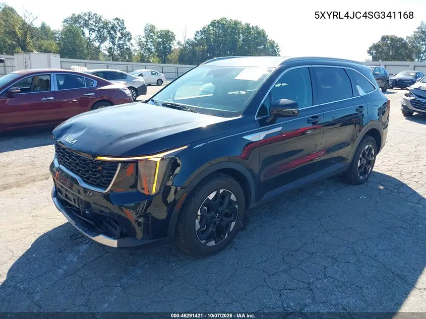 2025 KIA SORENTO VIN 5XYRL4JC4SG341168 — фото 2