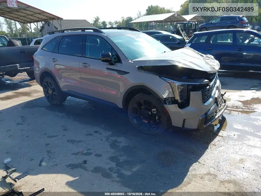 KIA SORENTO 2025, VIN 5XYRKDJF0SG342489