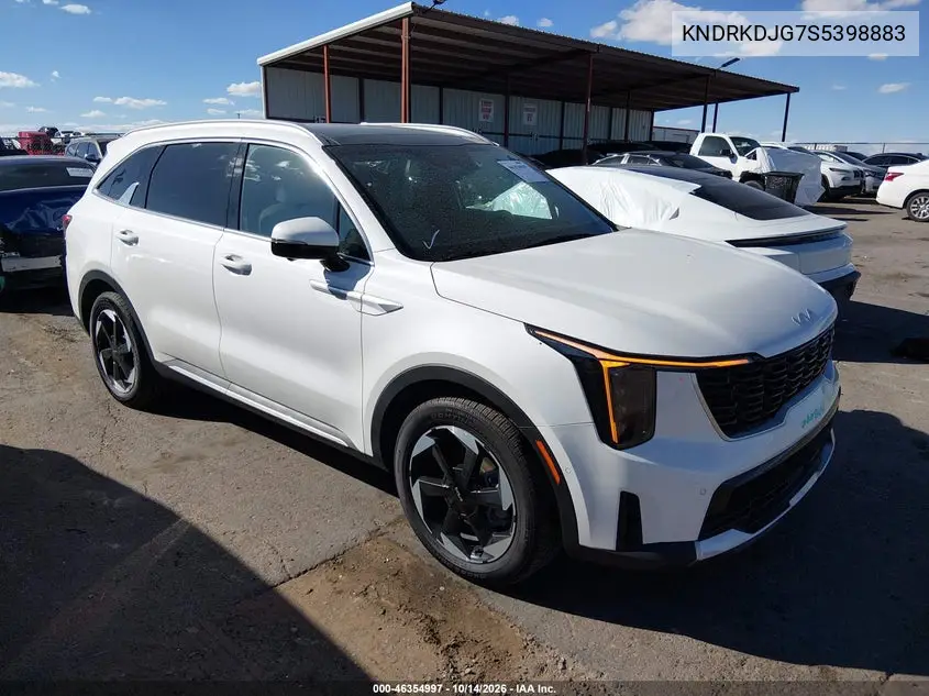 KIA SORENTO 2025, VIN KNDRKDJG7S5398883