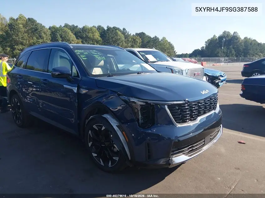 KIA SORENTO 2025, VIN 5XYRH4JF9SG387588