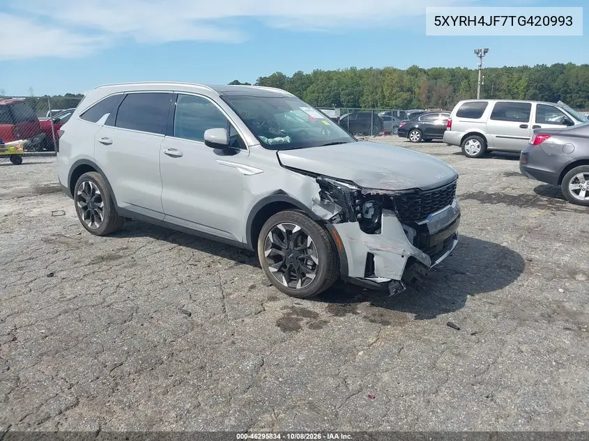 KIA SORENTO 2026, VIN 5XYRH4JF7TG420993