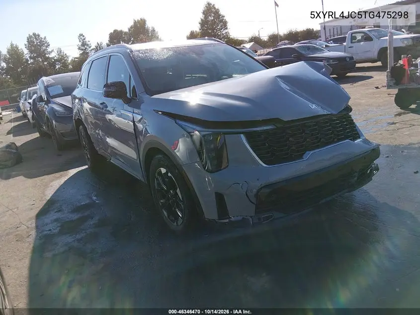 KIA SORENTO 2026, VIN 5XYRL4JC5TG475298