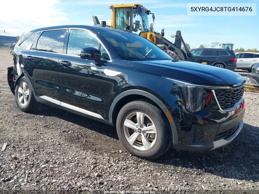 KIA SORENTO 2026, VIN 5XYRG4JC8TG414676