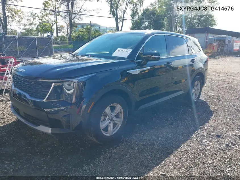2026 KIA SORENTO VIN 5XYRG4JC8TG414676 — фото 2