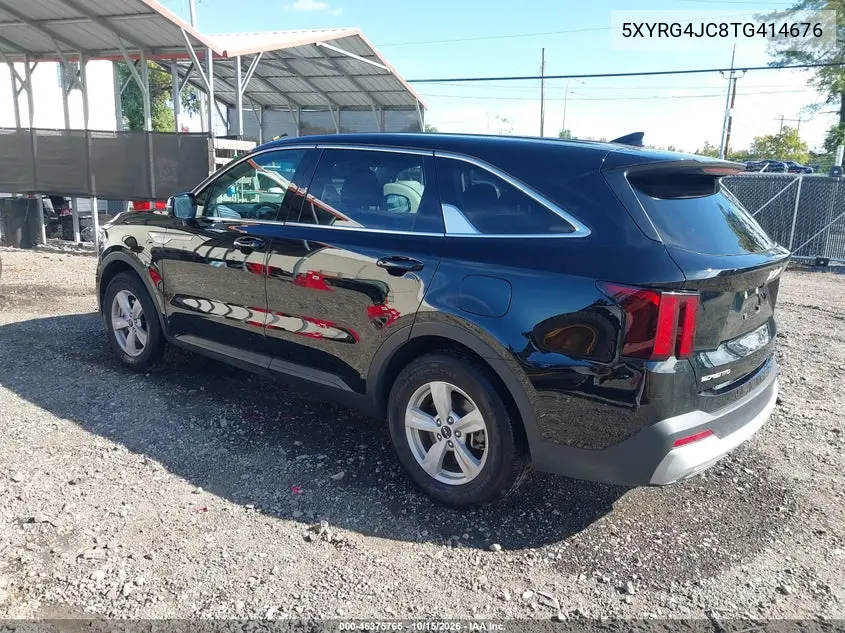 2026 KIA SORENTO VIN 5XYRG4JC8TG414676 — фото 3