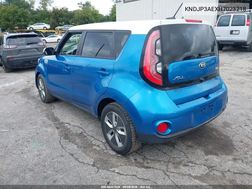 2017 KIA SOUL EV VIN KNDJP3AEXH7023218 — фото 3