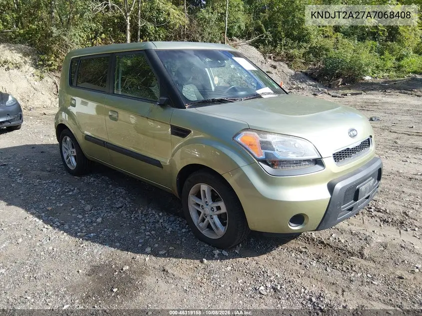 KIA SOUL 2010, VIN KNDJT2A27A7068408