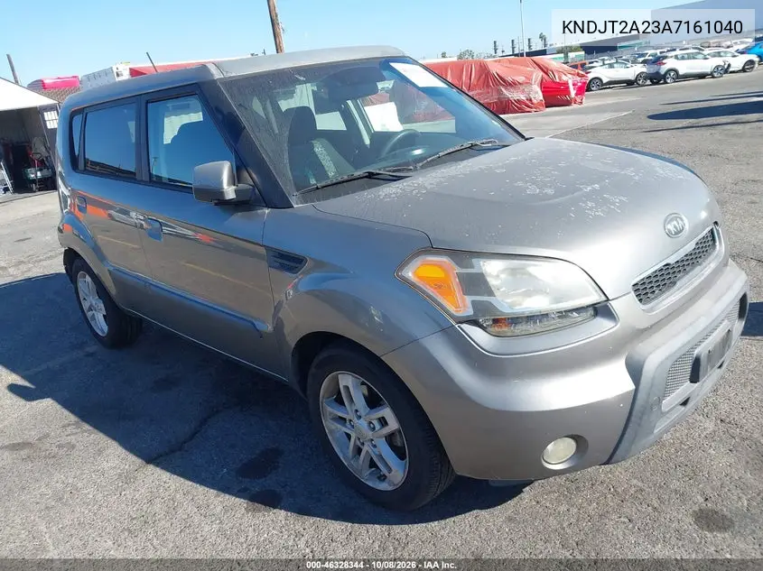 KIA SOUL 2010, VIN KNDJT2A23A7161040