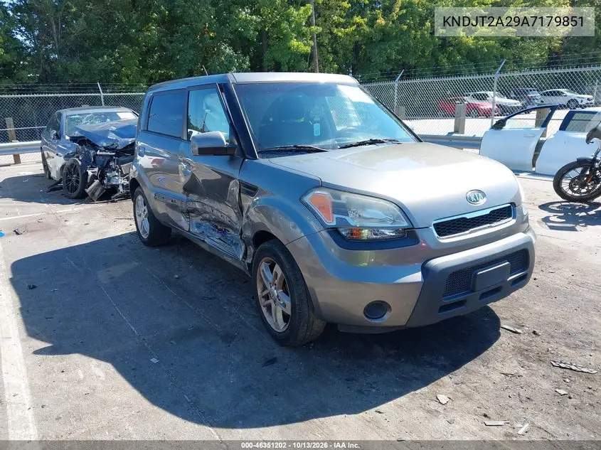 KIA SOUL 2010, VIN KNDJT2A29A7179851