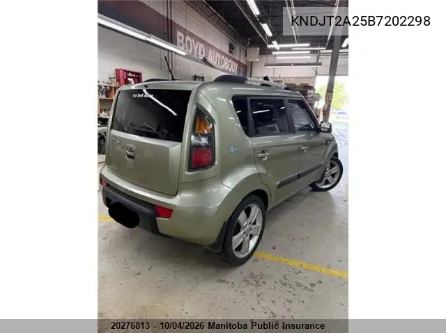 2011 KIA SOUL VIN KNDJT2A25B7202298 — фото 3