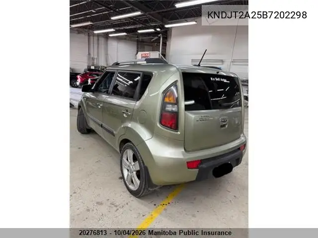 2011 KIA SOUL VIN KNDJT2A25B7202298 — фото 4
