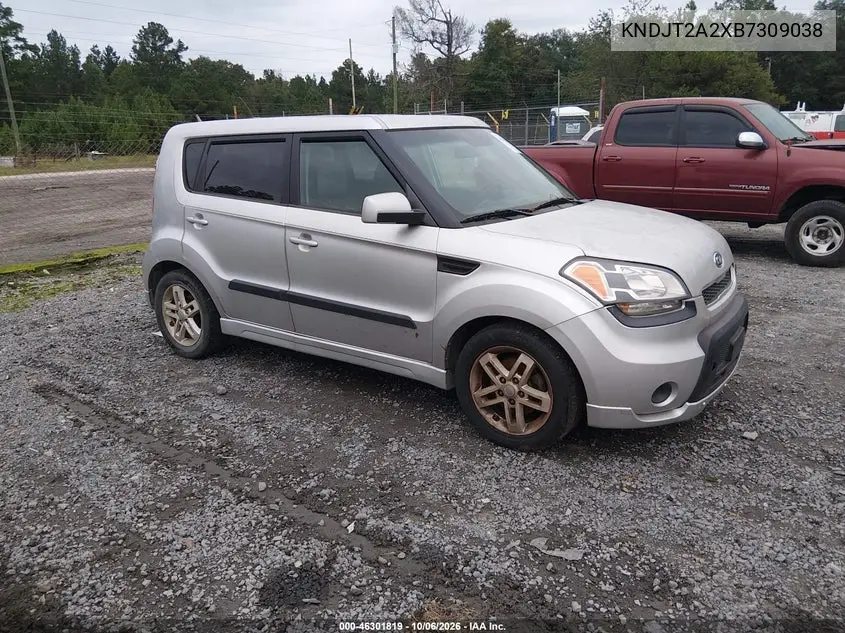 KIA SOUL 2011, VIN KNDJT2A2XB7309038