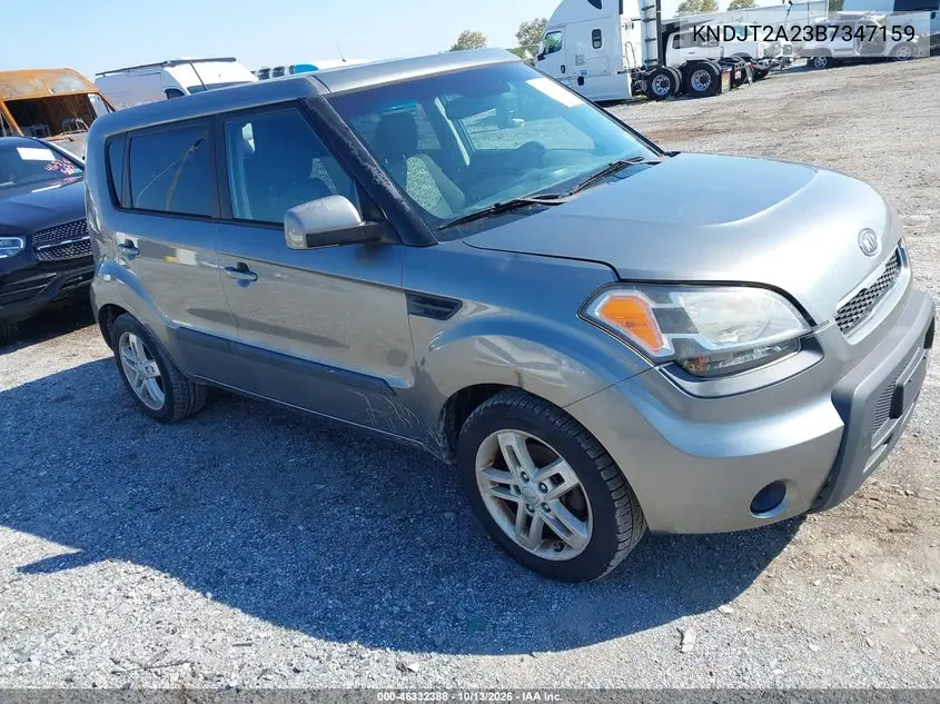 KIA SOUL 2011, VIN KNDJT2A23B7347159