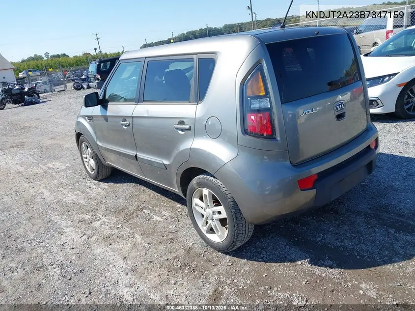 2011 KIA SOUL VIN KNDJT2A23B7347159 — фото 3