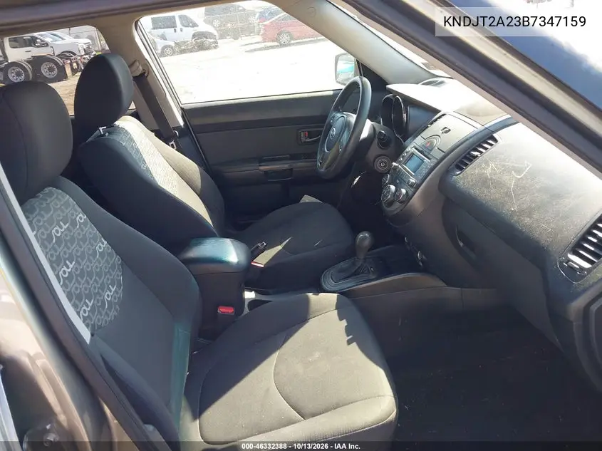 2011 KIA SOUL VIN KNDJT2A23B7347159 — фото 5