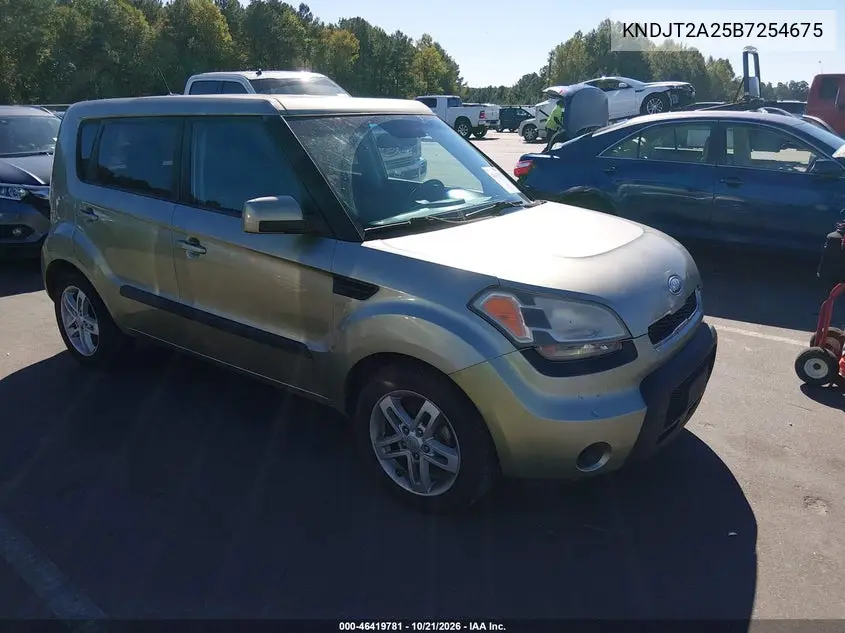 KIA SOUL 2011, VIN KNDJT2A25B7254675