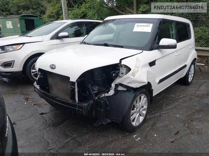 2012 KIA SOUL VIN KNDJT2A64C7366016 — фото 2