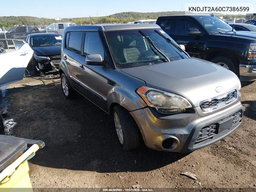 KIA SOUL 2012, VIN KNDJT2A60C7386599