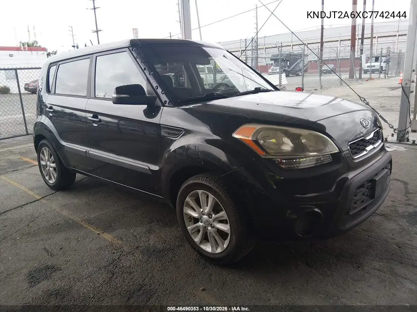 KIA SOUL 2012, VIN KNDJT2A6XC7742444