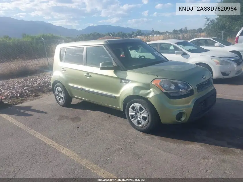 KIA SOUL 2013, VIN KNDJT2A53D7620954