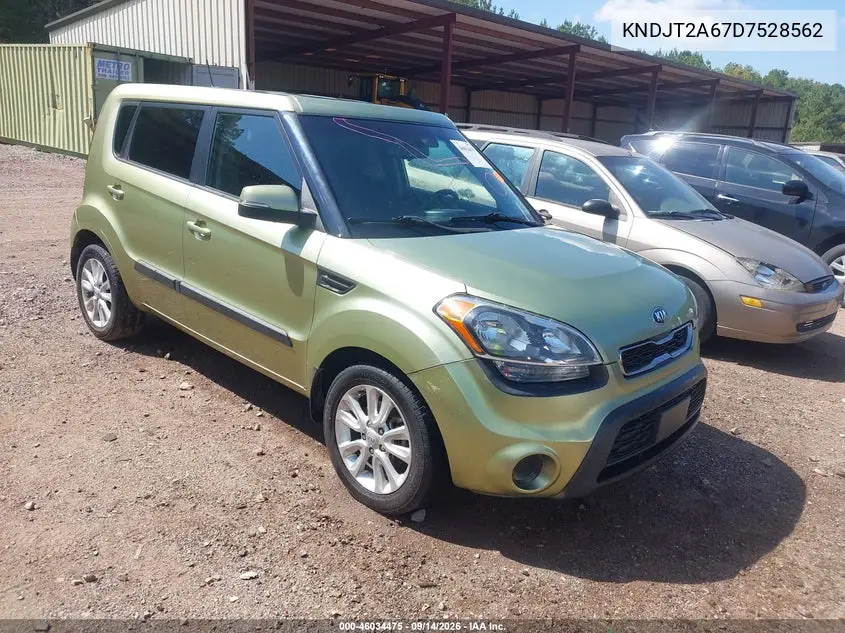 KIA SOUL 2013, VIN KNDJT2A67D7528562