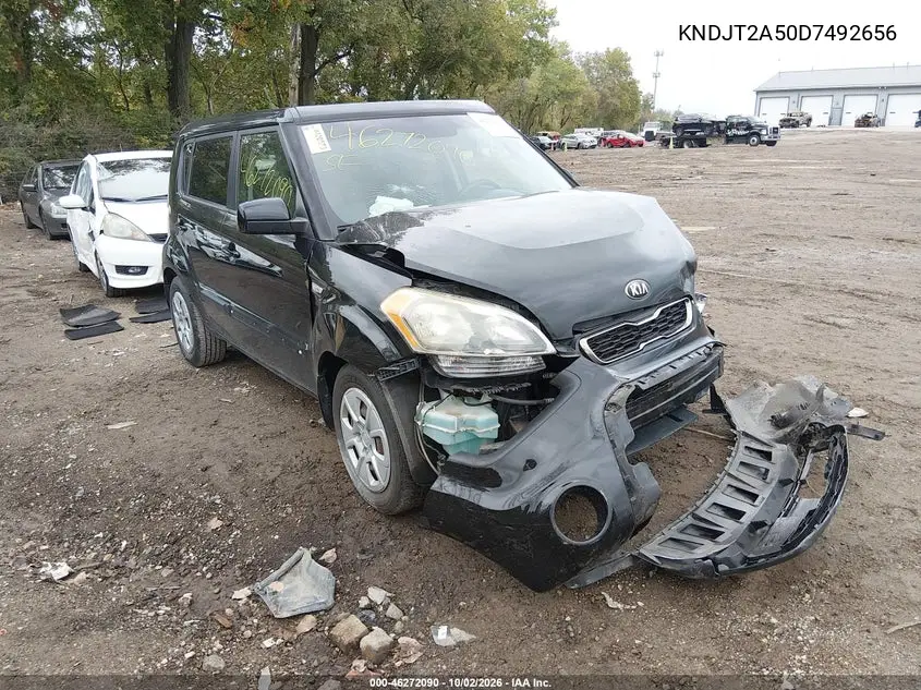 KIA SOUL 2013, VIN KNDJT2A50D7492656