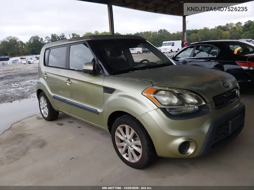 KIA SOUL 2013, VIN KNDJT2A64D7526235