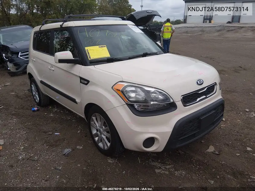 KIA SOUL 2013, VIN KNDJT2A58D7573114