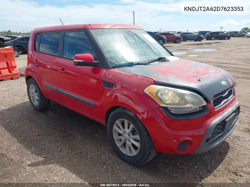 KIA SOUL 2013, VIN KNDJT2A62D7623353