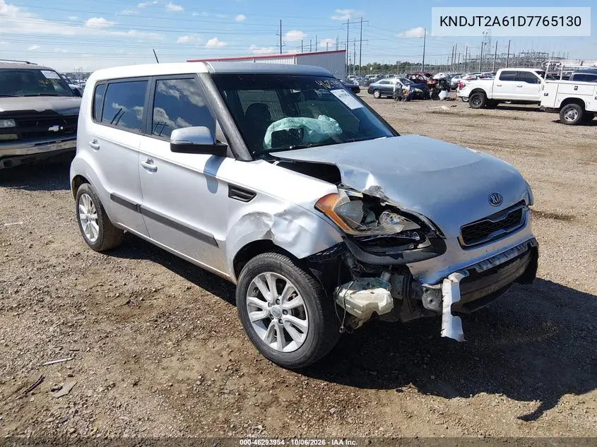KIA SOUL 2013, VIN KNDJT2A61D7765130