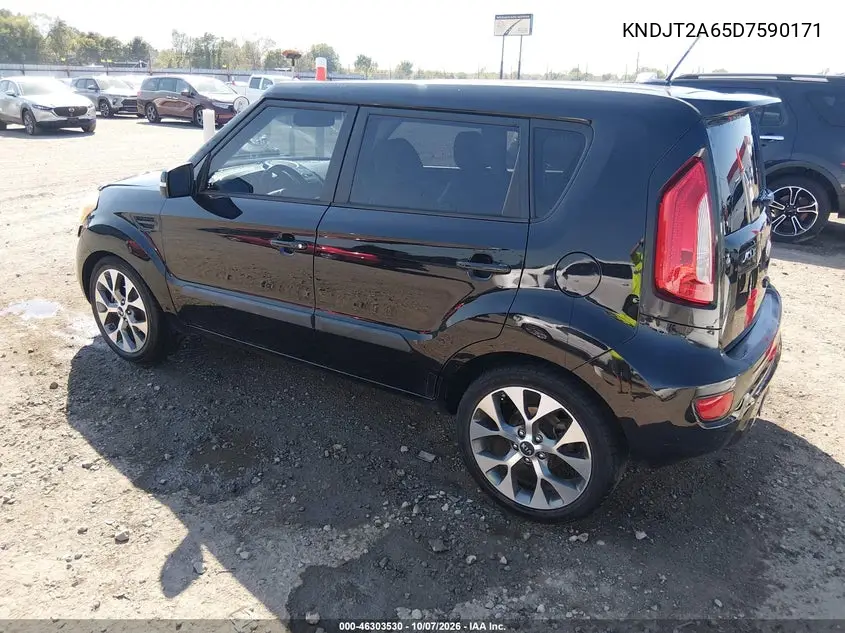2013 KIA SOUL VIN KNDJT2A65D7590171 — фото 3