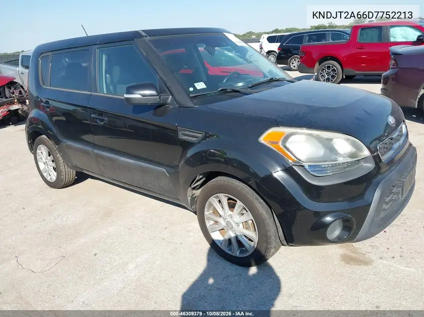 KIA SOUL 2013, VIN KNDJT2A66D7752213