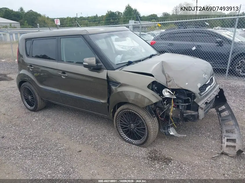 KIA SOUL 2013, VIN KNDJT2A69D7493913