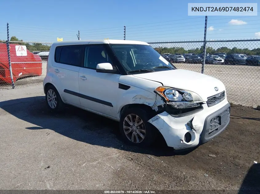 KIA SOUL 2013, VIN KNDJT2A69D7482474