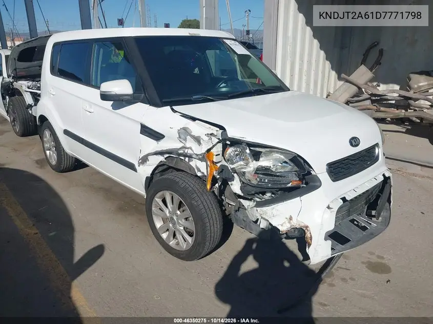 KIA SOUL 2013, VIN KNDJT2A61D7771798