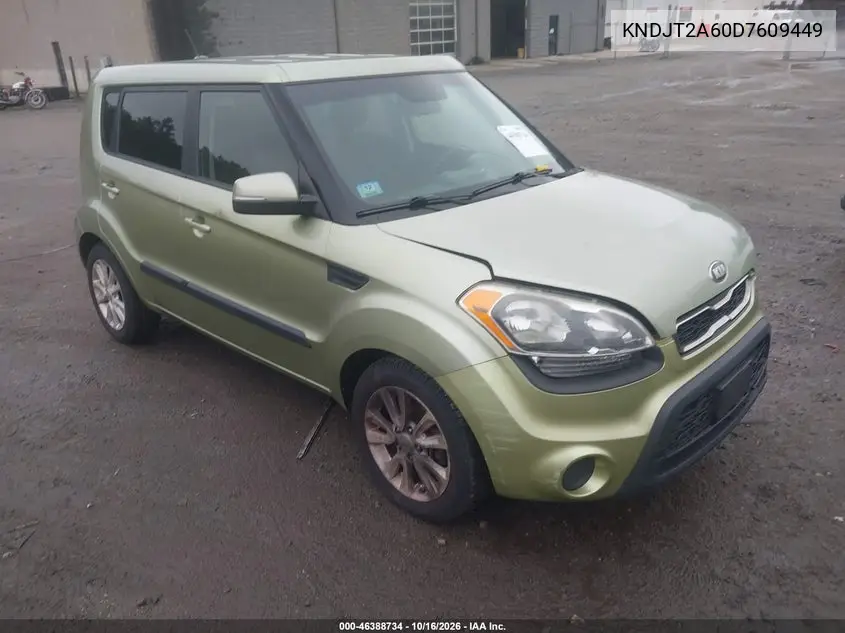 KIA SOUL 2013, VIN KNDJT2A60D7609449