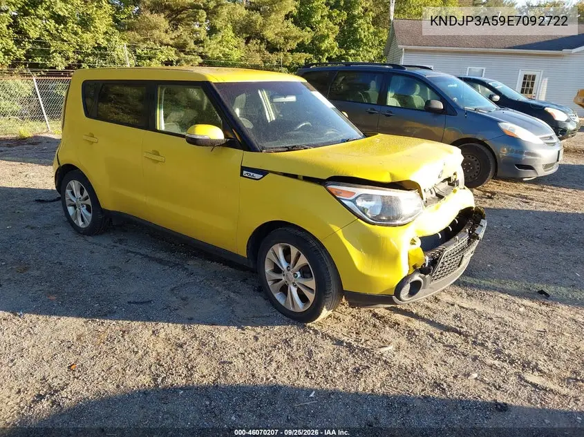 KIA SOUL 2014, VIN KNDJP3A59E7092722