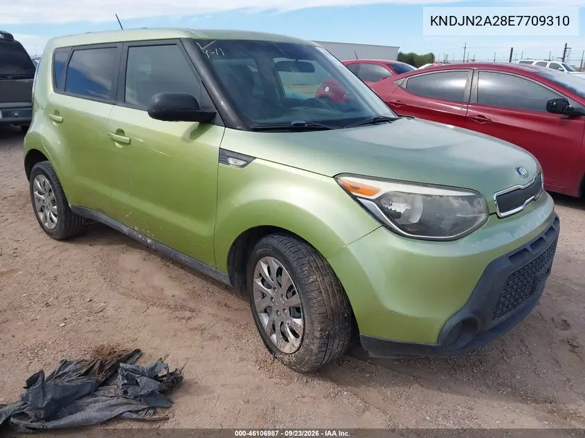 KIA SOUL 2014, VIN KNDJN2A28E7709310
