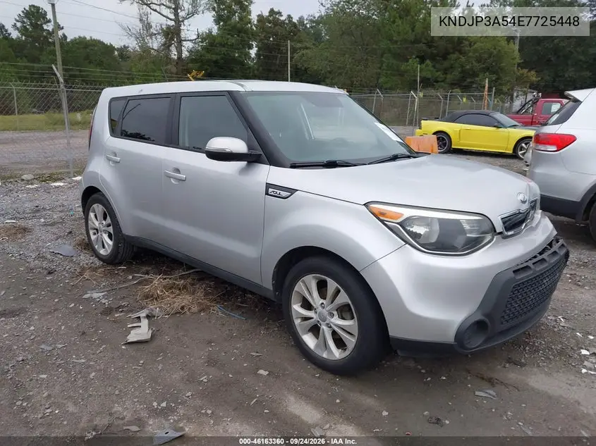 KIA SOUL 2014, VIN KNDJP3A54E7725448