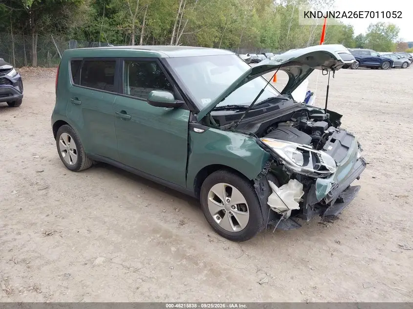 KIA SOUL 2014, VIN KNDJN2A26E7011052