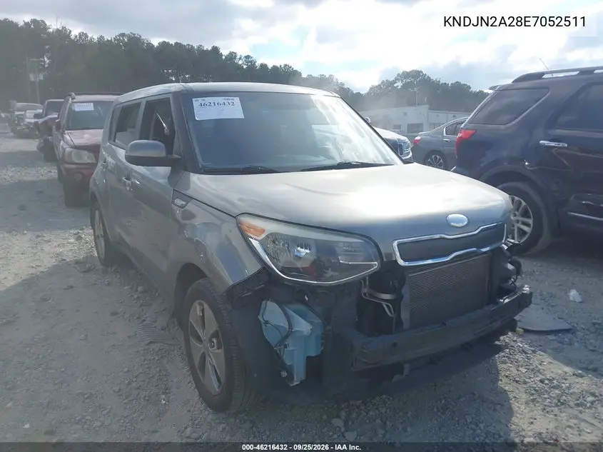 KIA SOUL 2014, VIN KNDJN2A28E7052511