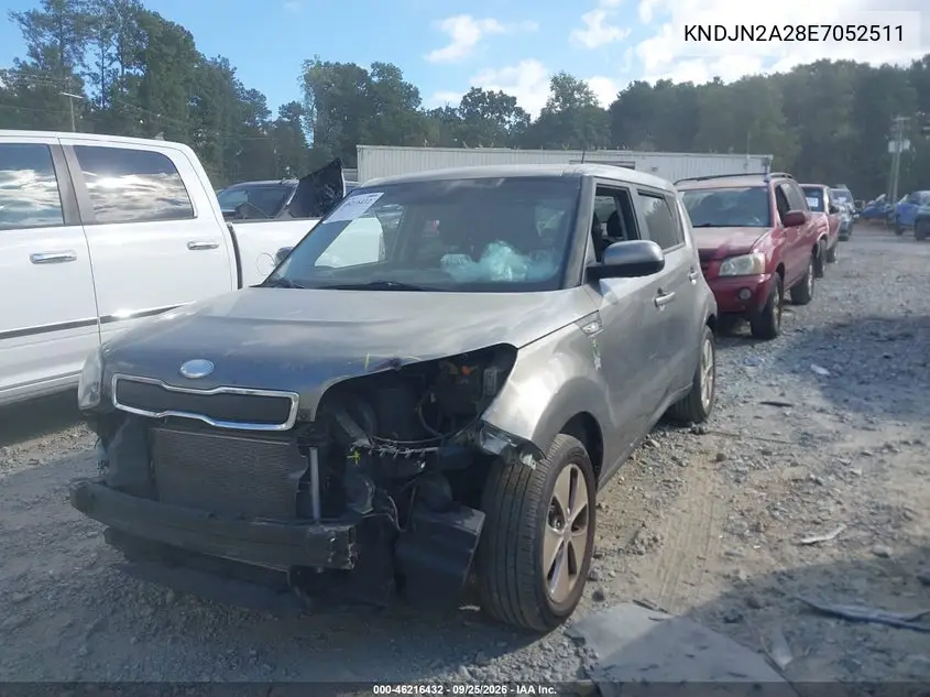 2014 KIA SOUL VIN KNDJN2A28E7052511 — фото 2