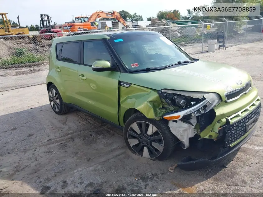 KIA SOUL 2014, VIN KNDJX3A56E7708859
