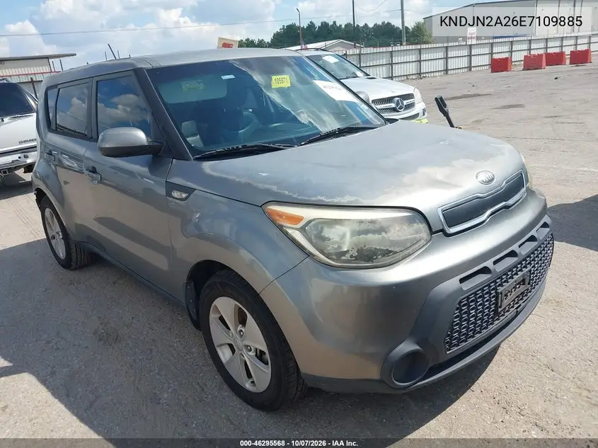 KIA SOUL 2014, VIN KNDJN2A26E7109885