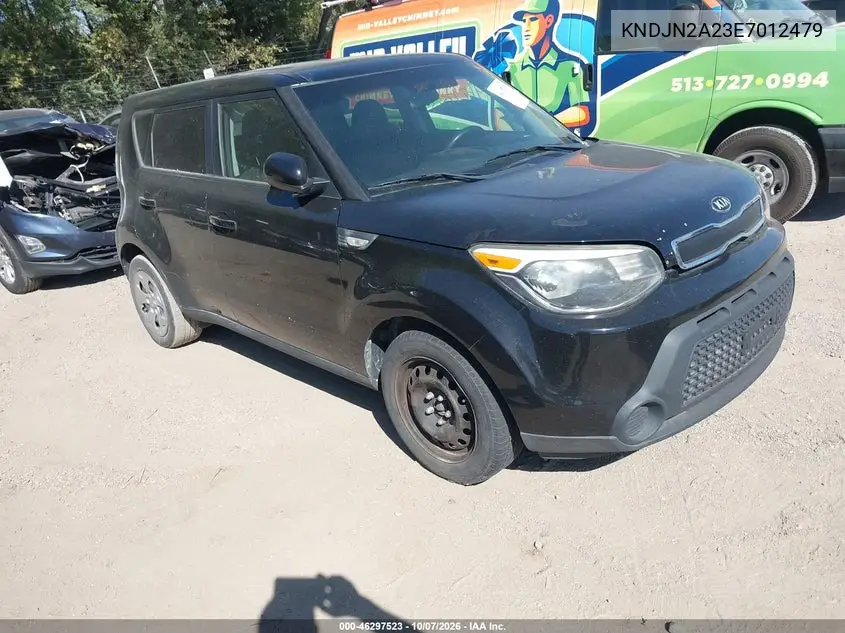 KIA SOUL 2014, VIN KNDJN2A23E7012479