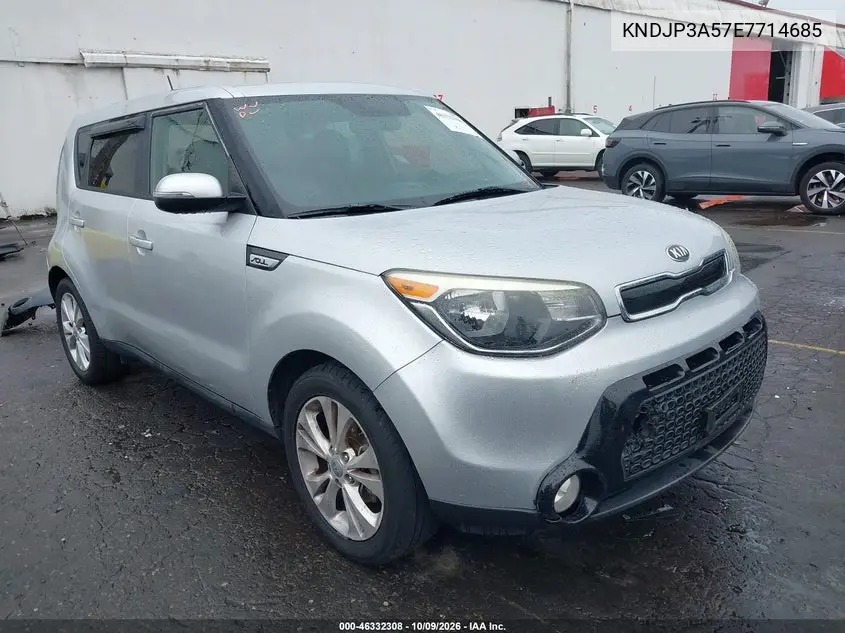 KIA SOUL 2014, VIN KNDJP3A57E7714685