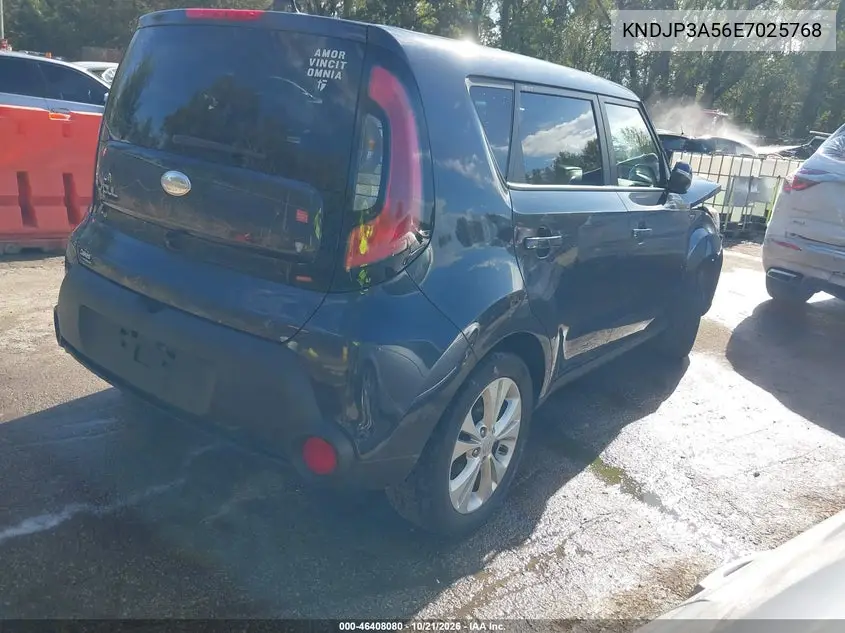 KIA SOUL 2014, VIN KNDJP3A56E7025768