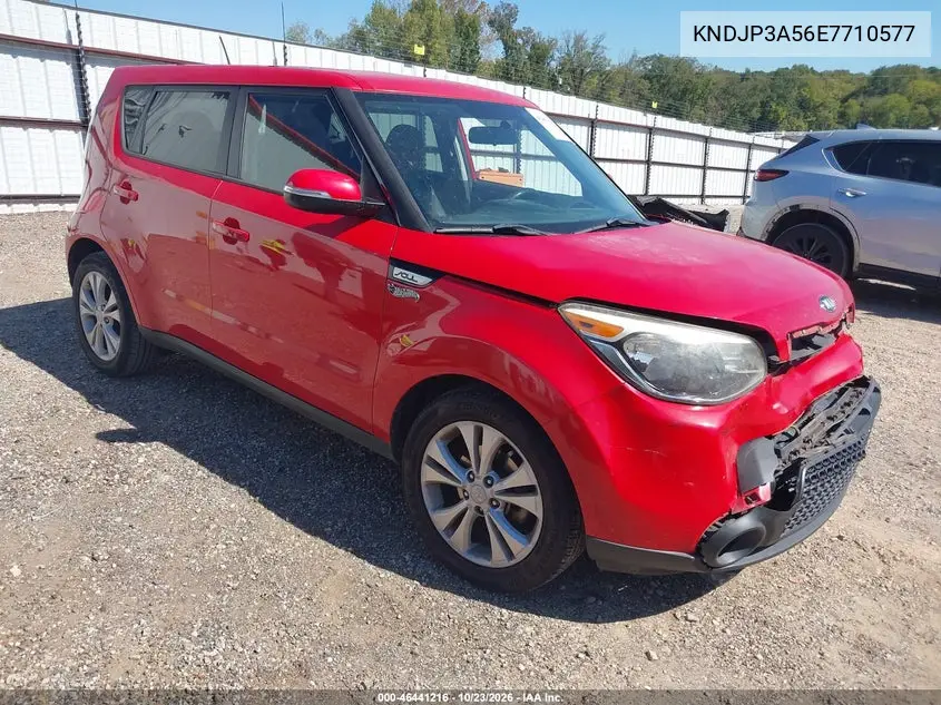 KIA SOUL 2014, VIN KNDJP3A56E7710577