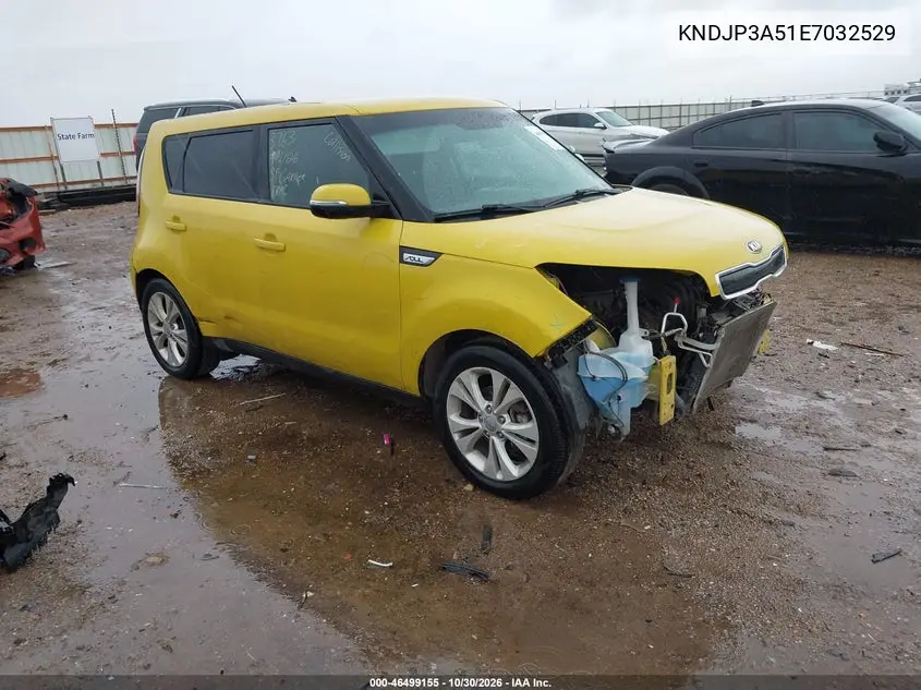 KIA SOUL 2014, VIN KNDJP3A51E7032529