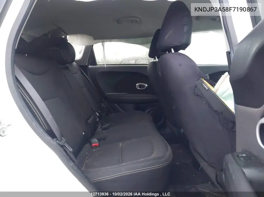 2015 KIA SOUL VIN KNDJP3A58F7190867 — фото 8